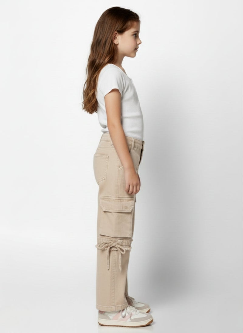 Cloud Fashion Beige Soft Cargo - Image 2